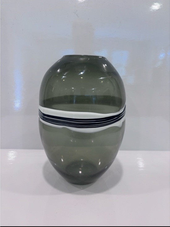 Other - Murano Style Contemporary Art Hand-Blown Glass Vase tall  Heavy vintage